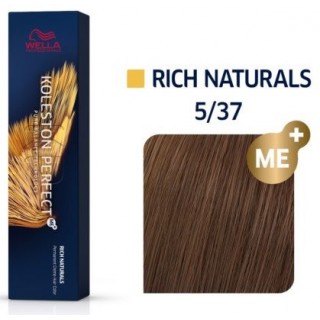 Фарба для волосся Wella Koleston 5/37 Світло-коричневий золотисто-коричневий 60 мл