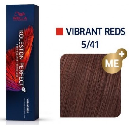 Фарба для волосся Wella Koleston 5/41 Світло-коричневий червоний попелястий 60 мл