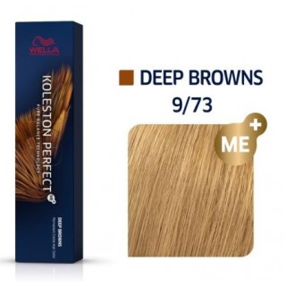 Фарба для волосся Wella Koleston ME+ 9/73 Дуже світлий блондин коричнево-золотистий 60 мл