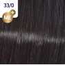 Фарба для волосся Wella Koleston 33/0 Темний коричневий інтенсивний натуральний 60 мл.
