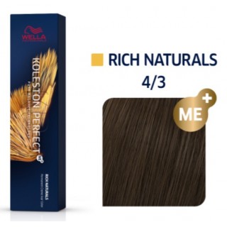 Фарба для волосся Wella Koleston Rich Natural 4/3 Коричневий золотистий 60 мл.