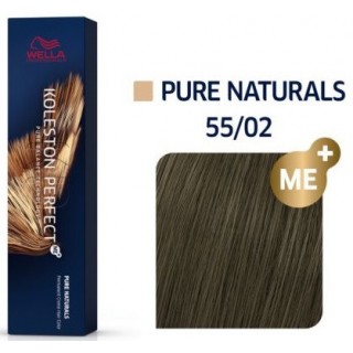 Фарба для волосся Wella Koleston 55/02 Світло-коричневий інтенсивний натуральний матовий 60 мл.