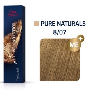 Фарба для волосся Wella Koleston 8/07 Світлий блонд натуральний коричневий 60 мл