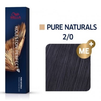 Фарба для волосся Wella Koleston 2/0 Чорний 60 мл Фарба для волосся Wella Koleston 2/0 Чорний 60 мл