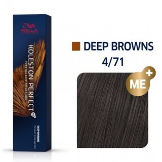 Фарба для волосся Wella Koleston 4/71 Коричневий попелястий 60 мл