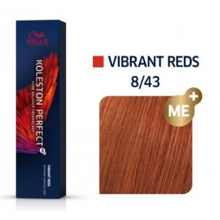 Фарба для волосся Wella Koleston ME+ 8/43 Світлий блонд мідно-золотистий 60 мл