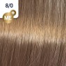 Фарба для волосся Wella Koleston 8/0 Світлий блонд натуральний 60 мл