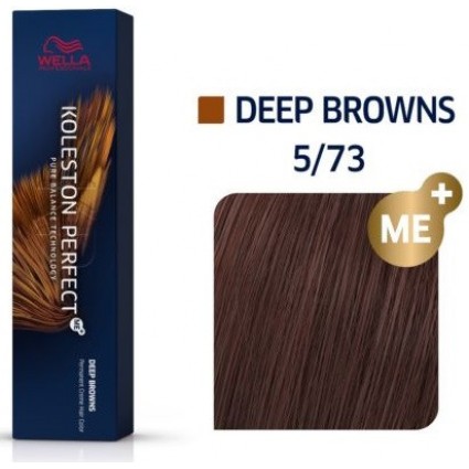 Фарба для волосся Wella Koleston 5/73 Світло-коричневий коричнево-золотистий 60 мл