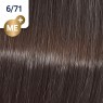 Фарба для волосся Wella Koleston 6/71 Темний коричневий коричневий попелястий 60 мл