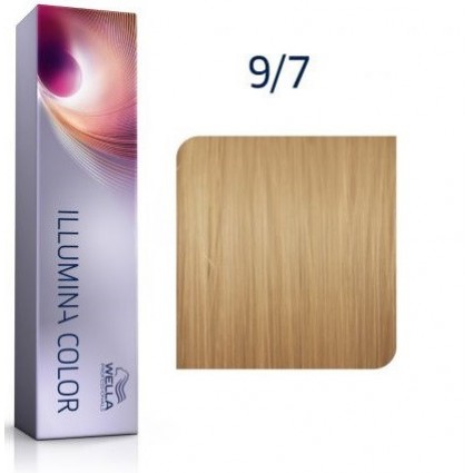 Фарба для волосся Wella Illumina Color 9/7 Дуже світлий коричневий блонд 60 мл Фарба для волосся Wella Illumina Color 9/7 Дуже світлий коричневий блонд 60 мл