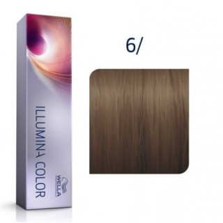Крем-фарба для волосся Wella Illumina Color 6/ Темний натуральний блондин 60 мл