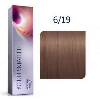 Крем-фарба для волосся Wella Illumina Color 6/19  Темний блондин попелястий сандре 60 мл