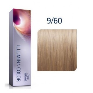 Фарба для волосся Wella Illumina Color 9/60 Дуже світлий фіолетовий блонд натуральний 60 мл