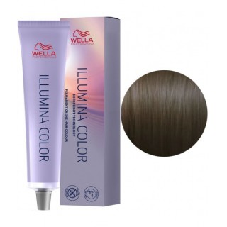 Крем-фарба для волосся Wella Illumina Color 4/ Середній коричневий натуральний 60 мл