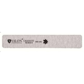 Пилка для нігтів Salon Professional 100/100 Сіра широка