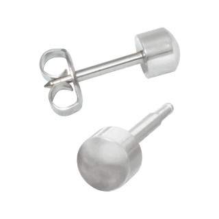 Сережки-голки для проколу вух Studex L-200W Кулька срібло