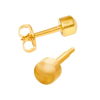 Сережки-голки для проколу вух Studex М-200Y Міні кулька золота