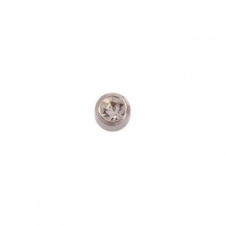 М-204W Міні квітень прозорий завальц - Сережки для проколу вух