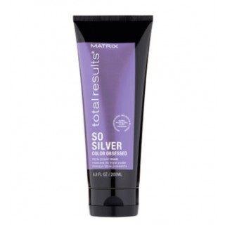 Маска потрійної дії Matrix Total results Color Obsesed So Silver для світлих і платинових волосся 200 мл