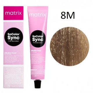 Крем-фарба для волосся без аміаку Matrix Color Sync 8M Світлий блондин мокко 90 мл