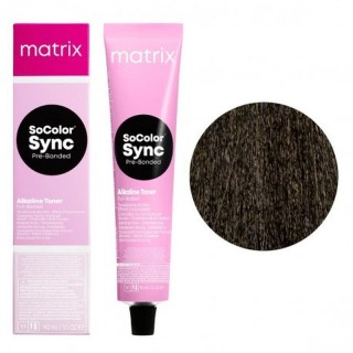 Крем-фарба для волосся без аміаку Matrix SoColor Sync 4A Шатен попелястий 90 мл