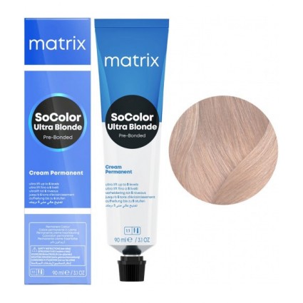 Стійка крем-фарба Matrix SOCOLOR.Pre-Bonded ULtra blonde UL-VV Ультра блонд фіолетовий інтенсивний 90 мл