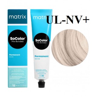 Стійка крем-фарба Matrix SOCOLOR. Pre-Bonded ULtra blondе UL-NV+ Натуральний перламутровий 90 мл