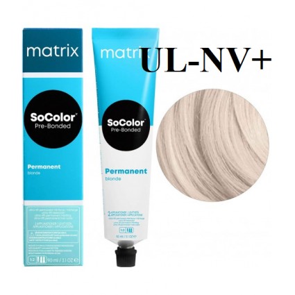 Стійка крем-фарба Matrix SOCOLOR. Pre-Bonded ULtra blondе UL-NV+ Натуральний перламутровий 90 мл