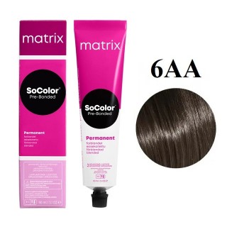 Стійка крем-фарба Matrix SoColor Pre-Bonded Power Cools 6AA Темний блондин попелястий 90 мл