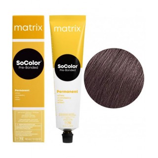 Стійка крем-фарба Matrix SoColor Pre-Bonded Power Cools 6VA Блондин фіолетовий попелястий 90 мл