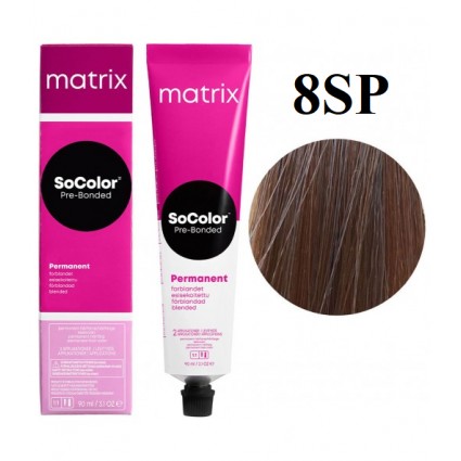 Стійка крем-фарба Matrix Socolor Pre-Bonded 8SP Світлий блондин сріблясто-перлинний 90 мл Стійка крем-фарба Matrix Socolor Pre-Bonded 8SP Світлий блондин сріблясто-перлинний 90 мл