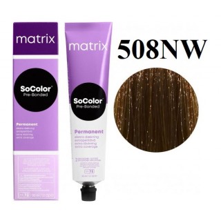 Стійка крем фарба Matrix SOCOLOR.Pre-Bonded Extra Coverage 508NW світлий блондин натуральний 90 мл