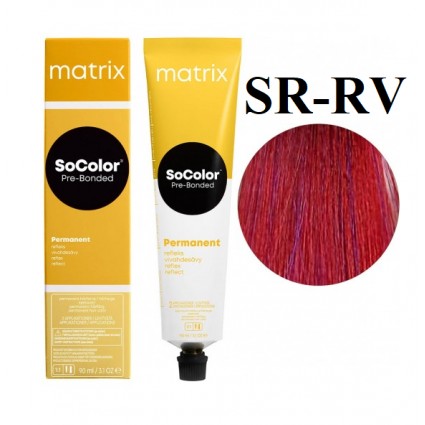 Стійка крем-фарба Matrix Socolor Pre-Bonded Red-Violet SR-RV Червоно-фіолетовий 90 мл