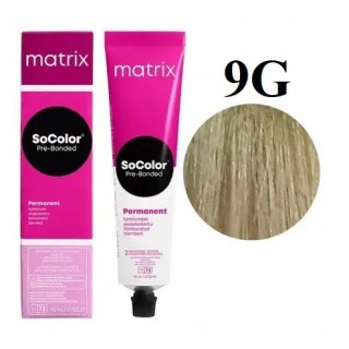 Стійка крем-фарба Matrix Socolor Pre-Bonded 9G Дуже світлий блондин золотистий 90 мл