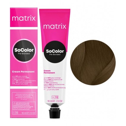 Стійка крем-фарба Matrix Socolor Pre-Bonded 6N Темний блондин натуральний 90 мл Стійка крем-фарба Matrix Socolor Pre-Bonded 6N Темний блондин натуральний 90 мл