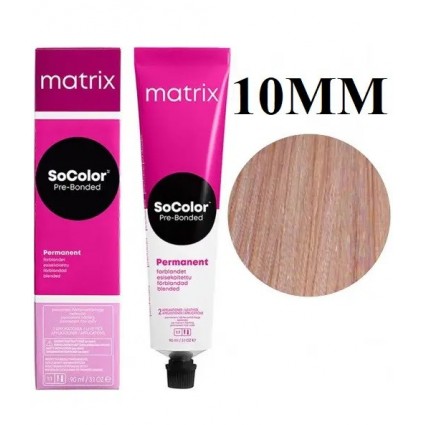 Стійка крем-фарба Matrix Socolor Pre-Bonded 10MM Дуже світлий блондин моко-моко 90 мл