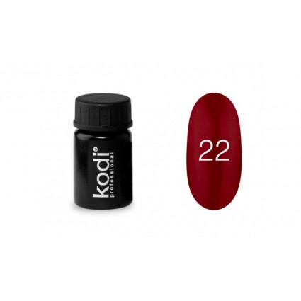№22 Кольоровий Гель-фарба Kodi professional 4мл