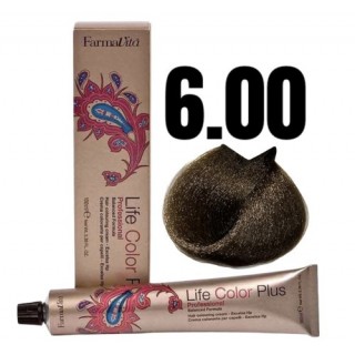Стійка крем-фарба Farmavita Life Color Plus 6.00 Насичений темний блондин 100 мл