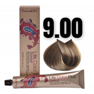 Стійка крем-фарба Farmavita Life Color Plus 9.00 Насичений дуже світлий блондин 100 мл