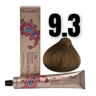 Стійка крем-фарба Farmavita Life Color Plus 9.3 Дуже світлий блондин золотистий 100 мл