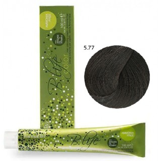 Безамміачна крем-фарба FarmaVita B.Life Color 5.77 Середній інтенсивний коричневий кашемір 100 мл