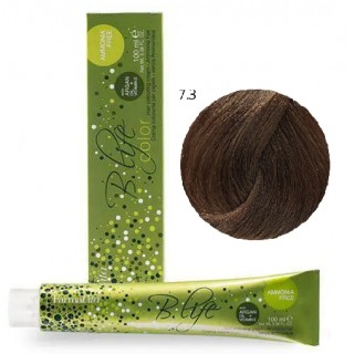 Безаміачна крем-фарба FarmaVita B.Life Color 7.3. Блондин золотистий 100 мл