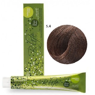 Безамміачна крем-фарба FarmaVita B.Life Color 5.4 Світло-каштановий мідний 100 мл