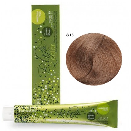 Безамміачна крем-фарба FarmaVita B.Life Color 8.13 Світлий блондин бежевий 100 мл