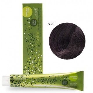 Безамміачна крем-фарба FarmaVita B.Life Color 5.20 Світло-каштановий ірис 100 мл