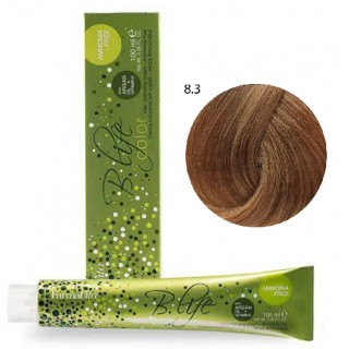 Безамміачна крем-фарба FarmaVita B.Life Color 8.3 Світлий блондин золотистий 100 мл