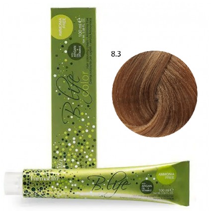 Безамміачна крем-фарба FarmaVita B.Life Color 8.3 Світлий блондин золотистий 100 мл