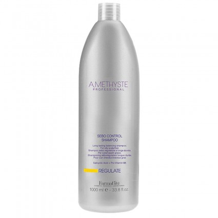Шампунь для жирної шкіри голови FarmaVita Amethyste Regulate Sebo Shampoo 1000 мл