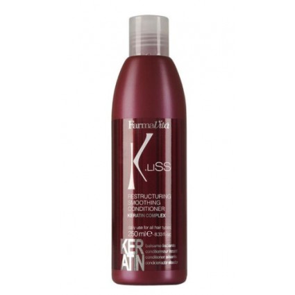 Кондиціонер із кератином після випрямлення FarmaVita K.Liss Restructuring Smoothing Keratin 250 мл
