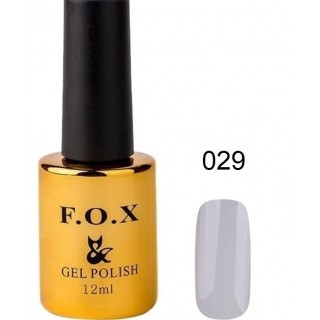 Гель-лак F.O.X Gel Polish Gold Pigment 029 сірий 12 мл